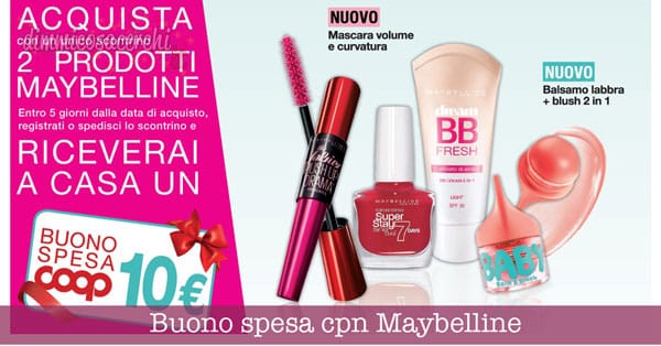 Buono spesa cpn Maybelline