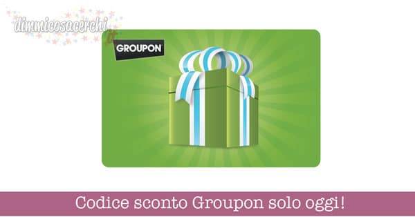 Codice sconto Groupon Fashion