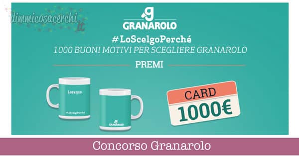 Concorso Granarolo, vinci buono spesa da 1.000€ e set da colazione