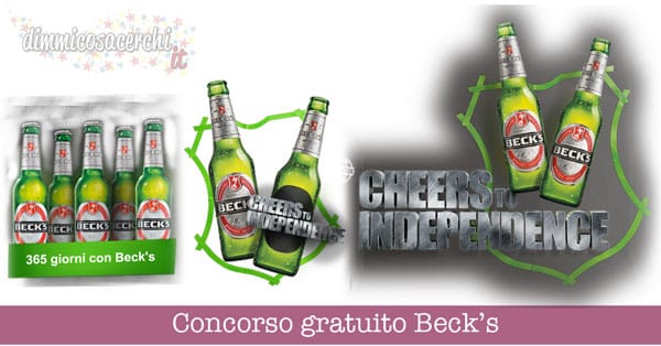 Concorso Beck's Cheers Moment, vinci forniture