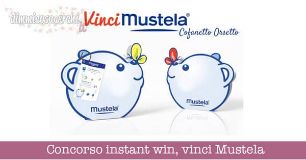 Concorso instant win, vinci Cofanetto orsetto Mustela