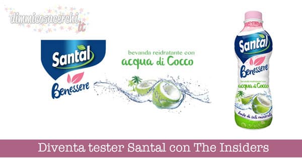 Diventa tester Santal con The Insiders