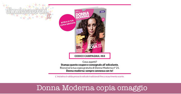 Copia omaggio Donna Moderna