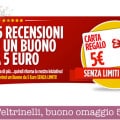Feltrinelli, buono omaggio 5€