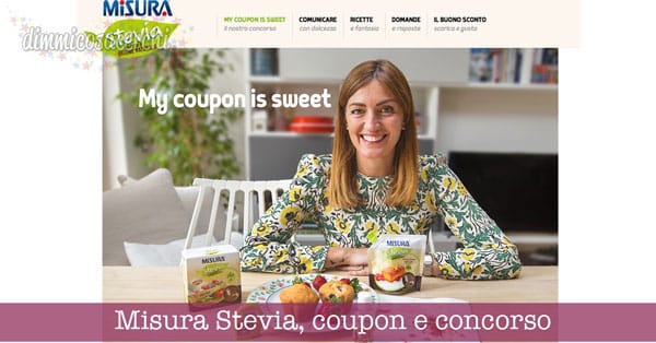 Misura Stevia, coupon e concorso