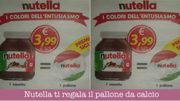Nutella ti regala il pallone da calcio