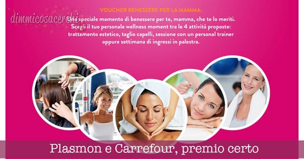 Plasmon e Carrefour ti regalano voucher benessere