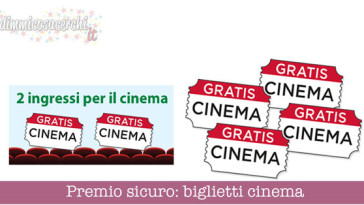 Premio sicuro: biglietti cinema