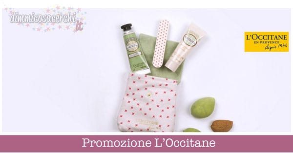 Promozione L’Occitane, kit mani in regalo