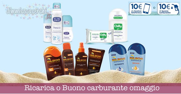 Ricarica o Buono carburante omaggio