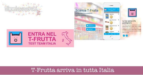 T-Frutta arriva in tutta Italia