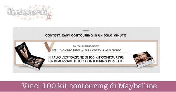 Vinci 100 kit contouring di Maybelline