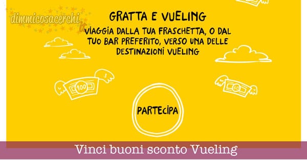 Vinci buoni sconto Vueling