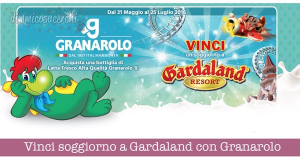 Vinci soggiorno a Gardaland con Granarolo per 4 persone