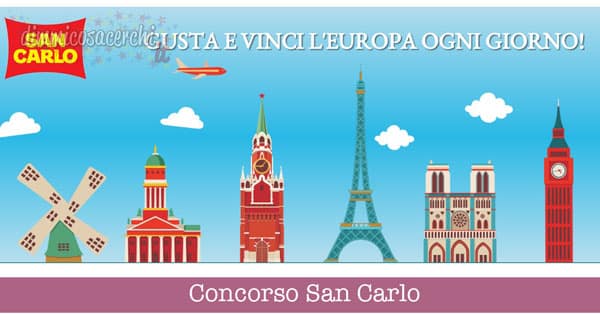 Concorso San Carlo, vinci voli capitali europee