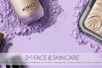 Promozione Kiko 2+1 Face & Skincare, prodotti viso e skincare con il terzo in regalo