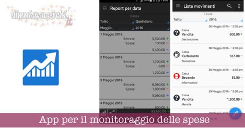 App per il monitoraggio delle spese