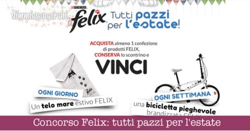 Concorso Felix: tutti pazzi per l'estate