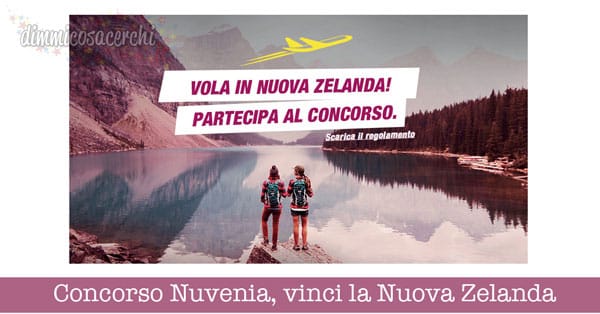 Concorso Nuvenia, vinci la Nuova Zelanda