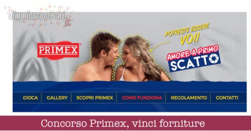 Concorso Primex, vinci forniture e servizio fotografico