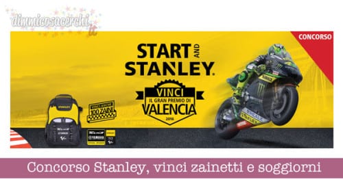 Concorso Stanley, vinci zainetti e soggiorni