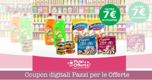 Coupon digitali Pazzi per le Offerte