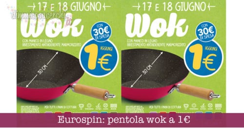 Eurospin pentola wok
