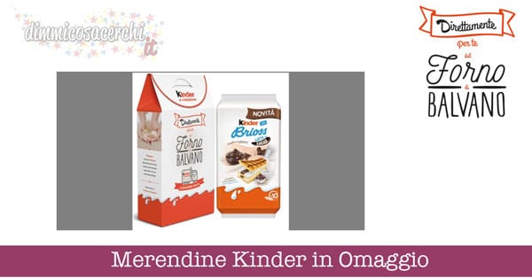 Merendine Kinder in Omaggio