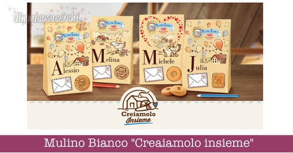 Mulino Bianco "Creaiamolo insieme": vinci biscotti personalizzati