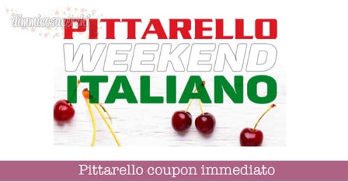 Pittarello coupon immediato