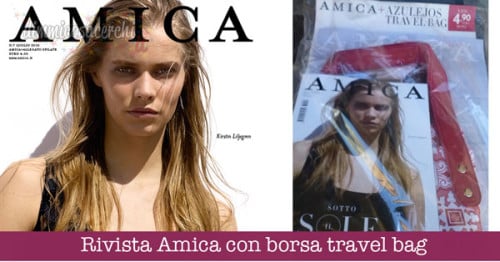 Rivista Amica con borsa travel bag