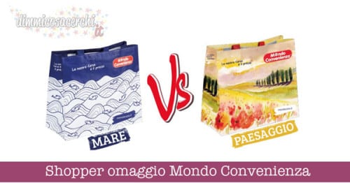 Shopper omaggio Mondo Convenienza