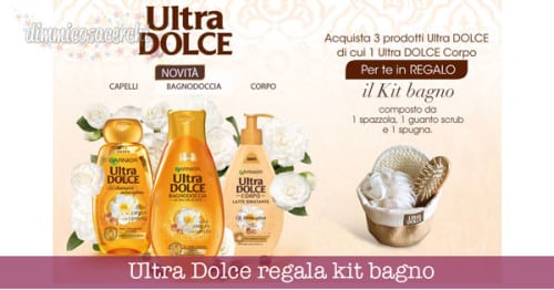 Ultra Dolce regala kit bagno