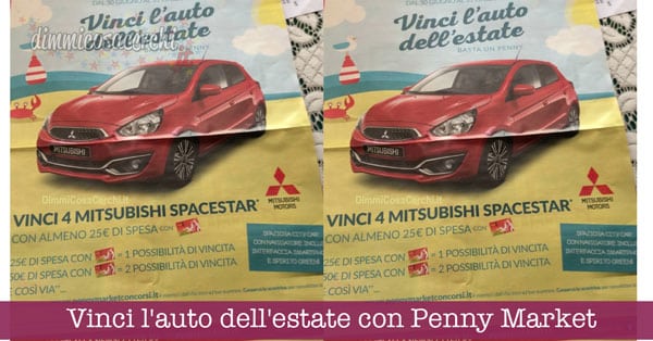 Vinci l'auto dell'estate con Penny Market