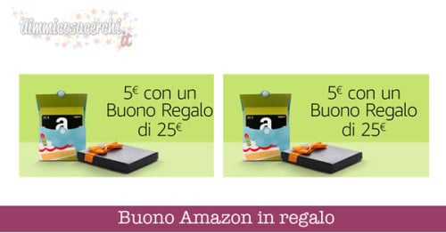 Buono Amazon in regalo