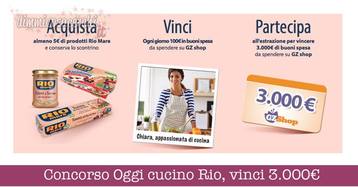 Concorso Oggi cucino Rio