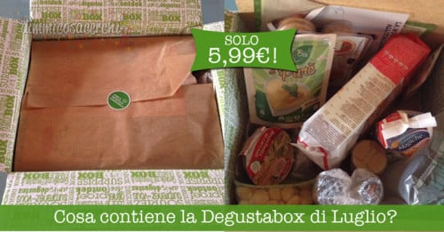 Cosa contiene la Degustabox di Luglio?