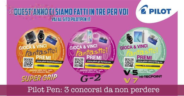 Pilot Pen: 3 concorsi da non perdere