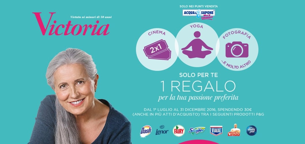 Promo Victoria 50, premi certi per te