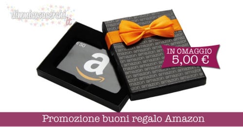 Promozione buoni regalo Amazon