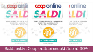 Saldi estivi Coop online