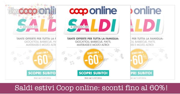 Saldi estivi Coop online