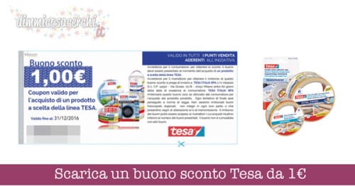 Scarica un buono sconto Tesa