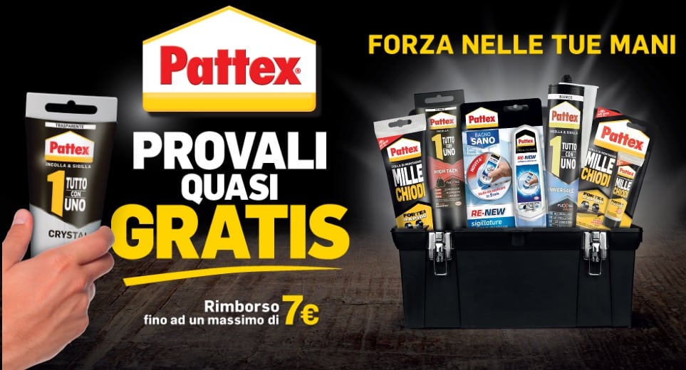 Provali quasi GRATIS Pattex