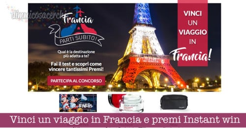 Vinci un viaggio in Francia