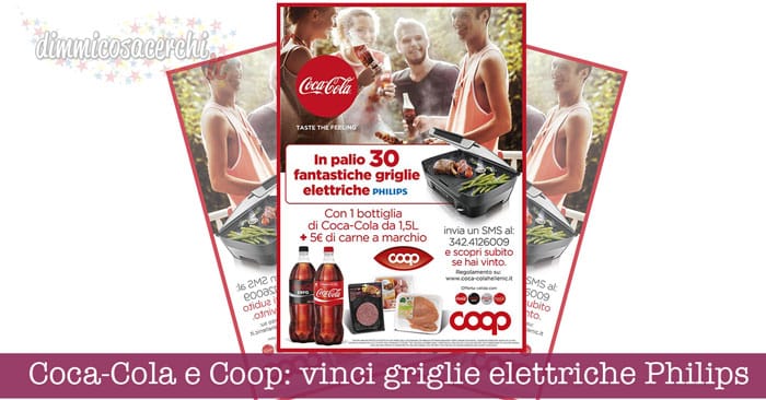 Coca-Cola e Coop: vinci griglie elettriche Philips