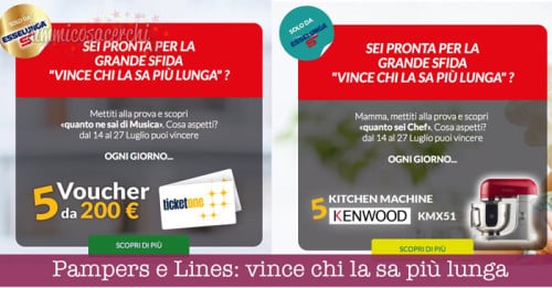 concorso lines e pampers