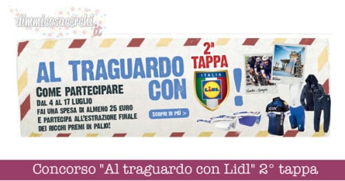 Concorso "Al traguardo con Lidl" 2° tappa