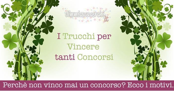 trucchi per vincere i concorsi