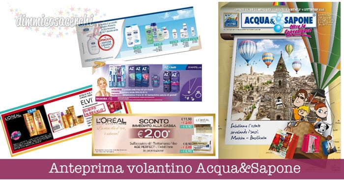 Anteprima volantino Acqua&Sapone